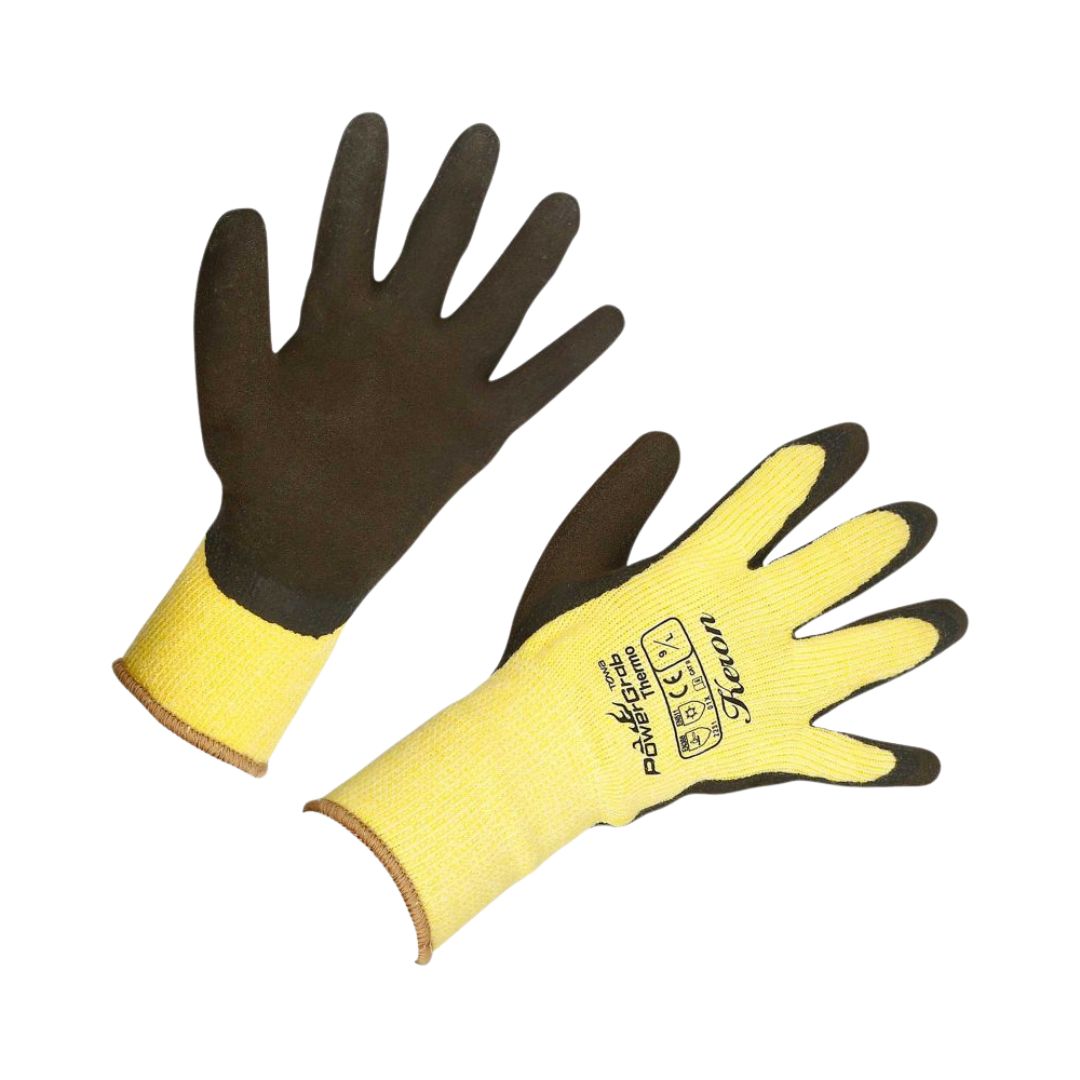 Gants Powergrab Thermo Jaune – Image 2
